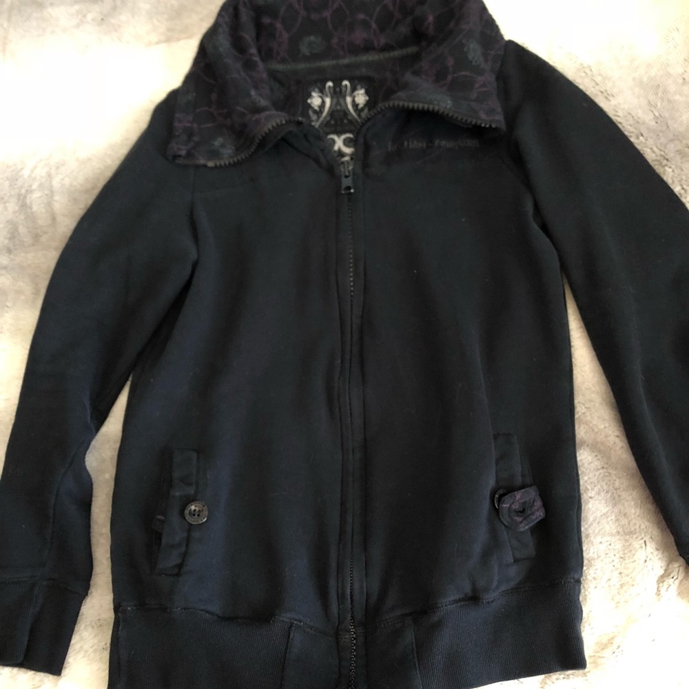 Black fox jacket